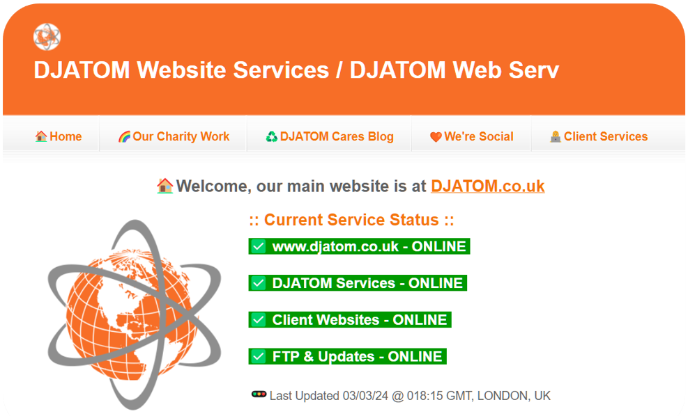 DJATOM Web Serv Client Portal